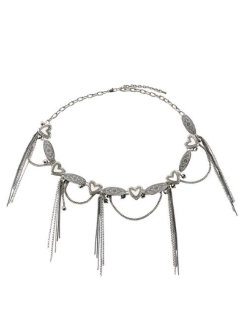 HEART CHARM CHAIN BELT